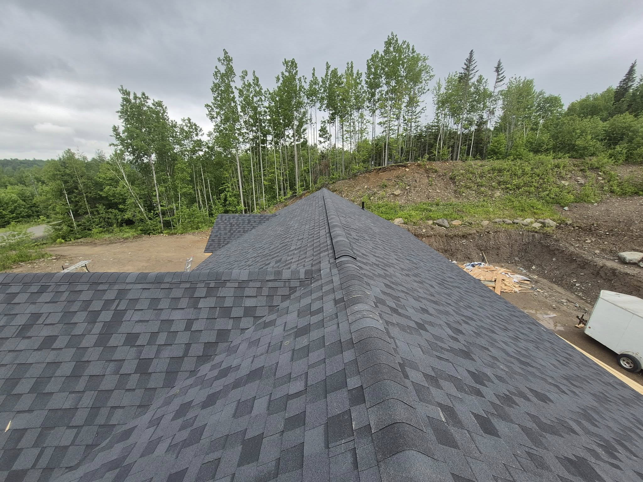 Completed roofing project